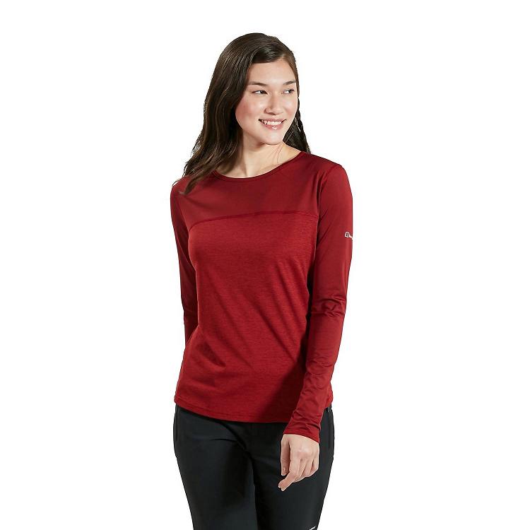 Dámska Baselayer Berghaus Voyager Tech Červené Slovensko 4965IRUAV